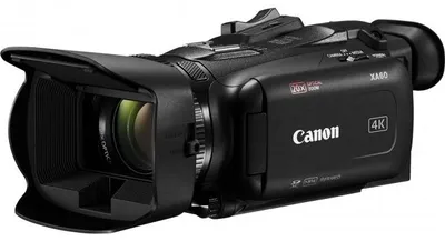 Produktbild von Canon XA -60, 21,14 MP, CMOS, 25,4 / 2,3 mm (1 / 2.3"), 4K Ultra HD, 0 GB, 8,89 cm (3.5")
