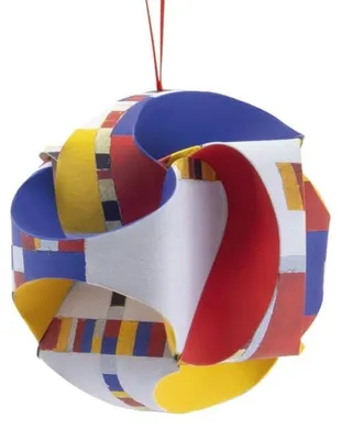 Productafbeelding van Museum Webshop – Doe-het-zelf: Kerstbal, Mondriaan