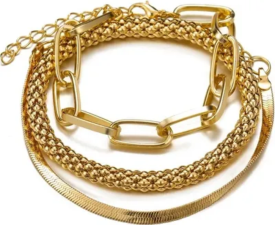 Produktbild von BR-26916 Armband Set - Gold für Damen KP26916