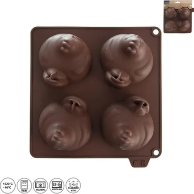 Produktbild von Silikonform für Muffins, Kekse und Schokolade - Hühner