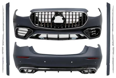 Produktbild von Bodykit für Mercedes S-Klasse W223 2020+ S63 Design Stoßstange Endrohre Kühlergrill.