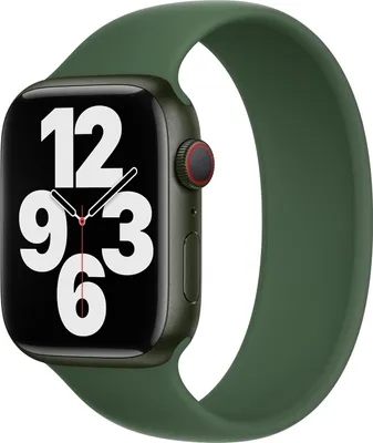 Obrázok produktu pre Silikónový remienok Apple pre hodinky Apple Watch | 44/45/46/49 mm – Veľkosť 4 – Clover