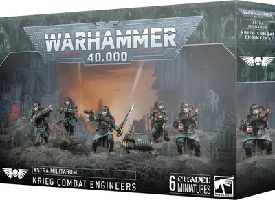 Produktbild von Games Workshop Kampfpioniere von Krieg, Actionfigur zum Sammeln, Kartenspiel