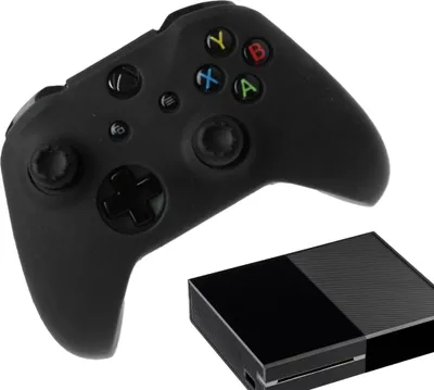 Produktbild von Hüllen und Skins für Xbox One – Performance-Gaming-Hülle – Soft Grip-Abdeckungen – Anti-Rutsch-Controller-Zubehör – Schwarzer Griff