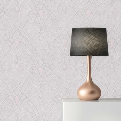 Produktbild von TADESSI Tapete Art Deco M1-No.701 Vliestapete Creme Rosa Orientalische Tapete Wohnzimmer Schlafzimmer Küche