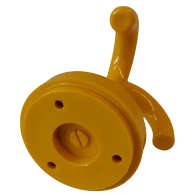 Immagine prodotto di 10 ganci da soffitto, triplo giallo