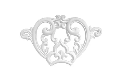 Produktbild von Wandornament | vorgrundiertes schlagfestes Polyurethane | Bild | Klassisch | Verzierung | weiß | Polyurethan| Hexim Perfect | 241 x 400 mm | K4044