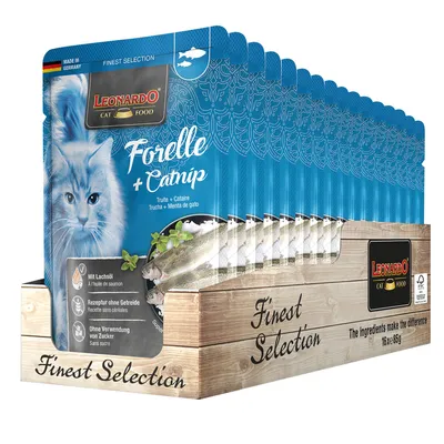 Produktbild von Leonardo Forelle + Catnip, 85 g