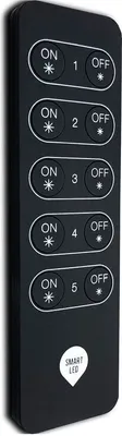 LAVA-FHS-LUX Funk-Handsender für Dimmer LAVA-DIMM-LUX für Lava Lux Infrarotheizungen mit LED-Beleuchtung, Fernbedienung von Etherma