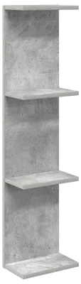 Produktbild von vidaXL Wandregal Betongrau 25 x 15 x 100 cm Holzwerkstoff