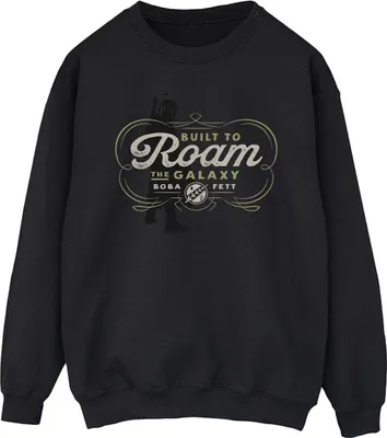 Produktbild von Star Wars - "The Book Of Boba Fett Built To Roam" Sweatshirt für Herren BI43949 (XL) (Marineblau)