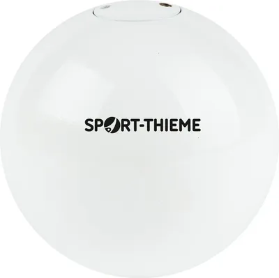 Produktbild von Sport-Thieme Wettkampf-Stoßkugel "Stahl", 3 kg, Weiß, 97 mm
