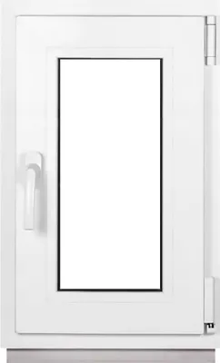 Obrázek produktu pro Framex sklepní okno malé okno bílé šířka x výška 40 x 65 cm (400 x 650 mm) dvojité (32 mm) otočné/sklopné DIN pravé - Premium - Všechny velikosti