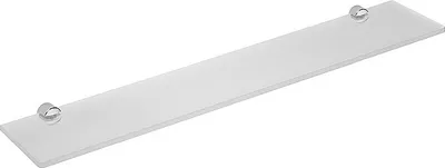 Produktbild von BALFA Glasablage Zink Chrom poliert 600x20x120 mm für Bad & Küche >> zum Bohren