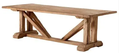 Obrázok produktu pre Casa Padrino vintage jedálenský stôl rustikálny dubový masív 230 x 100 cm - stôl v štýle vidieckeho domu z masívneho dubového dreva