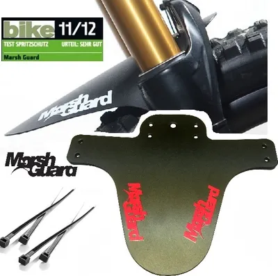Produktbild von Marsh Guard Plus Mud Schutzblech Fender Schwarz/Logo Rot