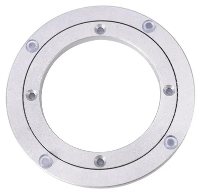 Drehtellerplatte Aluminium, Tischlager rund, 15 cm