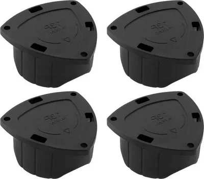 Image de 4 caches pour connecteurs 13 broches, noir, Parken