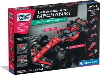 Image de Clementoni Science Fun - Voiture de course du laboratoire de génie mécanique