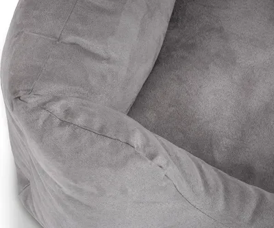 Produktbild von Knuffelwuff Hundebett Dreamline aus Velours XXL 120 x 85cm Grau