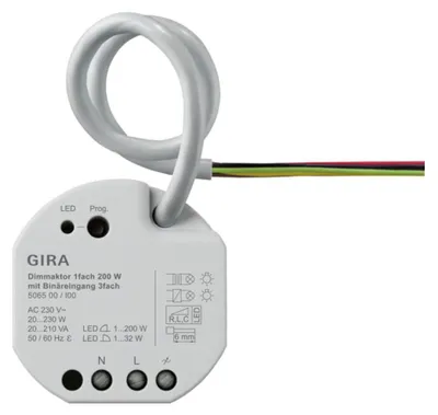 Obrázek produktu pro GIRA Dimmaktor 1f 200W UP KNX 506500 Secure