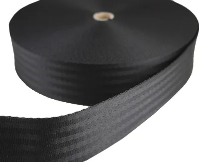 Produktbild von Schwarzes 50mm-Band, 25m Länge, 5cm Breite