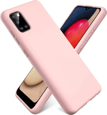 Immagine prodotto di Custodia Samsung Galaxy A02s protezione del telefono cellulare copertura in silicone gel custodia del telefono cellulare, rosa