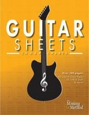 Obrázok produktu pre Guitar Sheets Chord Chart Paper