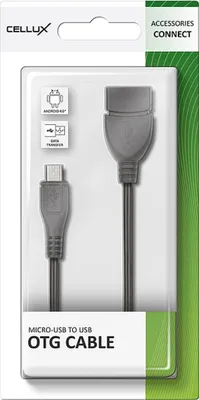 Obrázek produktu pro Kabel Micro-USB na USB OTG černý