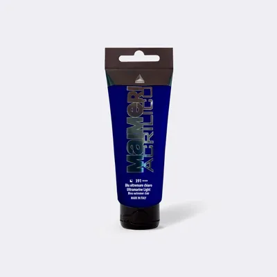 Produktbild von Acrylfarbe MAIMERI Acrilico 200 ml – verschiedene Farbtöne - Ultramarin hell