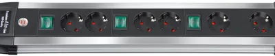 Image de Brennenstuhl Premium-Alu-Line - bloc multiprises