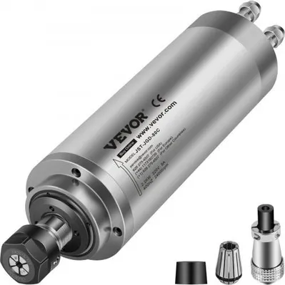 Produktbild von VEVOR 2,2 KW 2220 V Wassergekühlter Spindelmotor ER20 CNC-Wasserkühlungsspindelmotor für CNC-Gravierfräsmaschine