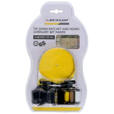 Obrázek produktu pro Dunlop - Dopravní pás s napínákem 5 m / 125 kg pro bezpečnou přepravu