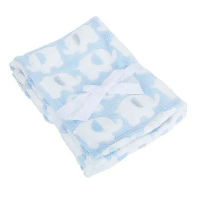 Produktbild von Baby Decke mit Elefanten-Motiv BABY872 (75 x 100 cm) (Blau)