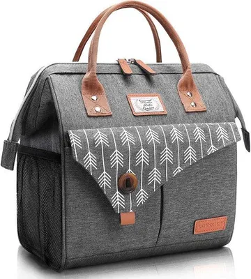 Image de Sac-repas isotherme pour femmes, 10 L, gris