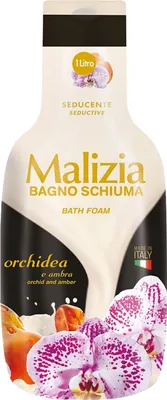 Obrázek produktu pro Malizia Seductive Bubble Bath - Jantar a orchidej 1 litr x4