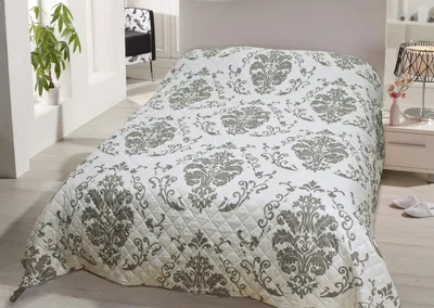 Produktbild von heimtexland ® Bettüberwurf Tagesdecke Steppdecke 220x240 Landhaus Deko Bettdecke Schlafzimmer Plaid Gesteppt Typ456 Lilia Barock