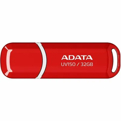 Produktbild von ADATA 32GB DashDrive UV150, 32 GB, USB Typ-A, 3.2 Gen 1 (3.1 Gen 1), Kappe, 9 g, Rot