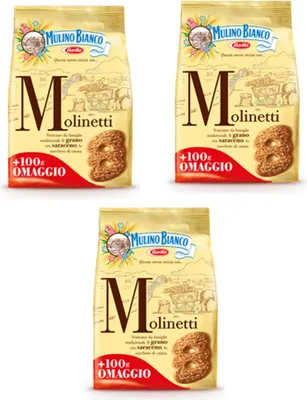 Produktbild von 3x Mulino Bianco Kekse Molinetti 700g Italien biscuits cookies kuchen brioche
