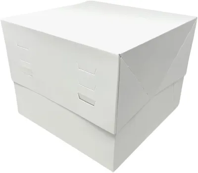 Obrázok produktu pre Sada 5 krabíc na torty, výška nastaviteľná 20-30 cm, 25x25 cm, na oslavy a catering