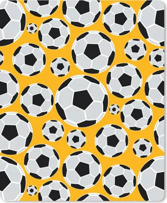 Produktbild von MuchoWow® Mauspad Mousepad Schnittmuster - Sport - Fußball - Jungen - Kinder - Junge 30x40 cm - Mousepads - Maus Mat - Pad - Mausunterlage - Mausmatten