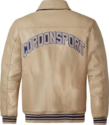 Produktbild von Cordon Sport Herren Lederjacke Sport Victoria sand L