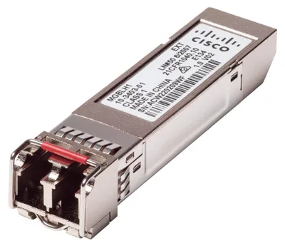 Produktbild von Cisco Small Business MGBLX1 - SFP (Mini-GBIC)-Transceiver-Modul - 1GbE - 1000Base-LX - LC Single-Modus - bis zu 10 km - 1310 nm - wiederhergestellt - für Small Business SF110, SF112, SF350, SF352, SG110, SG112, SG250, SG300, SG350, SG355