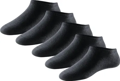 Produktbild von Schiesser Herren 5 Pack Herrensneaker Gr. 43/46  schwarz