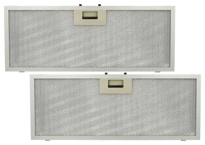 Imagen del producto de 2 filtros de grasa metálicos, compatibles con campanas extractoras Elica