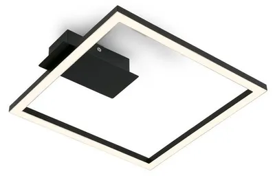 Image de Plafonnier LED, noir, LED/14W