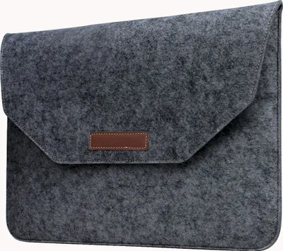 Produktbild von Mobigear Envelope Filz Laptop Sleeve 12 Zoll Laptop Hülle - Schwarz