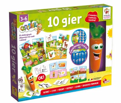 Zdjęcie produktu dla Lisciani Carotina 10 Gier 1290