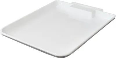 Produktbild von Tropfschale für Desinfektionsspender, Abtropfschale Desinfektionsmittelspender, Universal-Tropfschale aus weißem ABS-Kunststoff, Tropfschutz für mehr Hygiene, Wandmontage, 1 Stück von intervisio