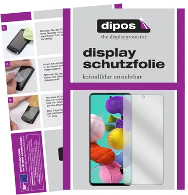 Produktbild von 2x ochranná fólia pre Samsung Galaxy A71 číra ochranná fólia displeja dipos